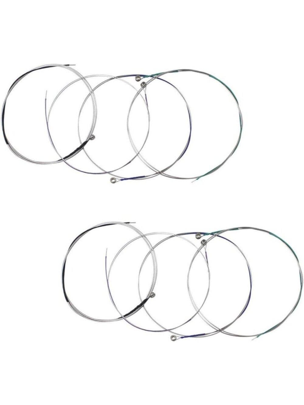 Viola String Sets - 2 Full Sets A D G C, Stainless Steel Core, Nickel-Plated